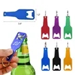 Bottle Shaped Metallic Opener with Key Chain | https://www.bestnamebadges.com