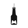 Bottle Shaped Metallic Opener with Key Chain | https://www.bestnamebadges.com