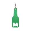 Bottle Shaped Metallic Opener with Key Chain | https://www.bestnamebadges.com
