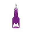 Bottle Shaped Metallic Opener with Key Chain | https://www.bestnamebadges.com
