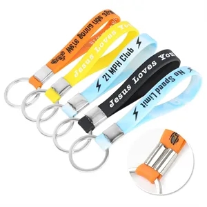 4 Inch Premium Silicone Keychain