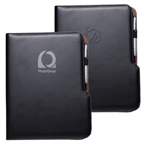 Two Tone Portfolios w/ Pen Loop | https://www.bestnamebadges.com