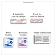 TAG-A-LONG 7 Piece First Aid Kit in Zipper Pouch | https://www.bestnamebadges.com