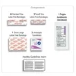 Riverside Plus 14 Piece First Aid Kit in Zipper Pouch | https://www.bestnamebadges.com