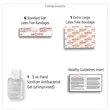 SANITIME 9 Piece First Aid Kit | https://www.bestnamebadges.com