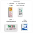 Stay Safe Kit 2 - 5 Piece Insect Repellant in Zipper Pouch | https://www.bestnamebadges.com