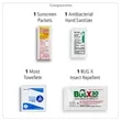 Stay Safe Kit 4 Piece Insect Repellent in Zipper Pouch | https://www.bestnamebadges.com
