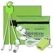 TechTime Plus Mobile Tech Charging Kit with Earbuds | https://www.bestnamebadges.com
