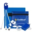 TechTime Plus Mobile Tech Charging Kit with Earbuds | https://www.bestnamebadges.com