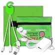 TechTime Plus Mobile Tech Charging Kit with Earbuds | https://www.bestnamebadges.com