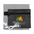 ZipTune Plus Tech Earbud Kit with Microfiber Cleaning Cloth | https://www.bestnamebadges.com