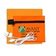 ZipTune Plus Tech Earbud Kit with Microfiber Cleaning Cloth | https://www.bestnamebadges.com