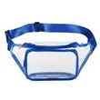 Clear Fanny Pack With Two Zipper Pockets | https://www.bestnamebadges.com
