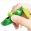 Stress Ball Edamame Keychain | https://www.bestnamebadges.com