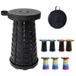 Foldable Telescoping Stool Retractable Collapsible Camping S | https://www.bestnamebadges.com