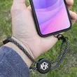 Phone Holder Wristlet w/ recycled cord | https://www.bestnamebadges.com