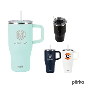 Perka® Myrton 20 oz. Double Wall, Recycled Stainless Stee... | https://www.bestnamebadges.com