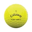 Callaway ERC Soft Triple Track Yellow Golf Balls | https://www.bestnamebadges.com