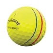 Callaway ERC Soft Triple Track Yellow Golf Balls | https://www.bestnamebadges.com