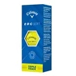Callaway ERC Soft Triple Track Yellow Golf Balls | https://www.bestnamebadges.com