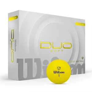 Wilson Duo Soft Yellow Golf Balls