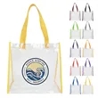Clear Stadium Security Open Tote | https://www.bestnamebadges.com