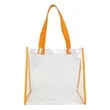 Clear Stadium Security Open Tote | https://www.bestnamebadges.com