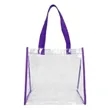 Clear Stadium Security Open Tote | https://www.bestnamebadges.com