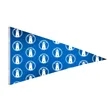 6' x 10' Polyester Pennant Flag Single-Sided | https://www.bestnamebadges.com