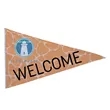 5' x 8' Polyester Pennant Flag Single-Sided | https://www.bestnamebadges.com