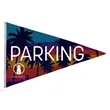 4' x 6' Polyester Pennant Flag Single-Sided | https://www.bestnamebadges.com