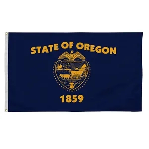 3' x 5' Oregon State Flag Double-Sided
