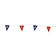 9" x 12" Triangle Pennant String Single-Sided (20') | https://www.bestnamebadges.com