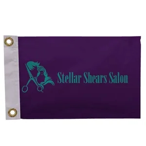 8" x 12" Nylon Flag Single-Sided