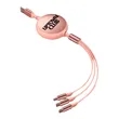 3.9 FT Retractable Multi 3 in 1 Charging Cable | https://www.bestnamebadges.com