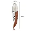 Folding Multifunction Corkscrew Foil Cutter Wine Key | https://www.bestnamebadges.com