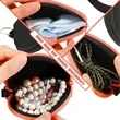 Custom Zipper Pouch Purses for Coins Keys Change Earphones | https://www.bestnamebadges.com