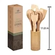 Bamboo Wooden Kitchen Tool Set With Holder Cooking Costom | https://www.bestnamebadges.com