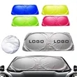 Car Folding Front Windshield Sunshade | https://www.bestnamebadges.com