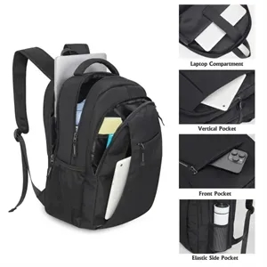Deluxe Business Backpack With 15.6" Laptop Sleeve