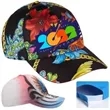6 Panel Dye-Sublimated Structured Baseball Caps | https://www.bestnamebadges.com