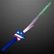 Fiber Optic Stars & Stripes Wands | https://www.bestnamebadges.com