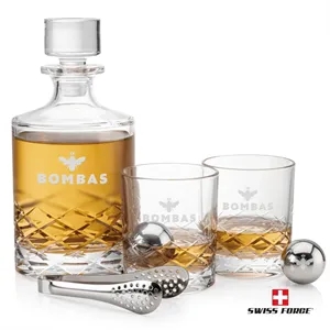 Durham Decanter Set & Ice Balls | https://www.bestnamebadges.com