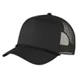 Structured 5 Panel Curved Bill Trucker Cap with Rope | https://www.bestnamebadges.com