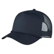 Structured 5 Panel Curved Bill Trucker Cap with Rope | https://www.bestnamebadges.com