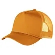 Structured 5 Panel Curved Bill Trucker Cap with Rope | https://www.bestnamebadges.com