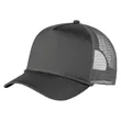 Structured 5 Panel Curved Bill Trucker Cap with Rope | https://www.bestnamebadges.com