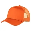 Structured 5 Panel Curved Bill Trucker Cap with Rope | https://www.bestnamebadges.com