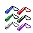 Aluminum LED Flashlight with carabiners | https://www.bestnamebadges.com
