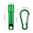 Aluminum LED Flashlight with carabiners | https://www.bestnamebadges.com
